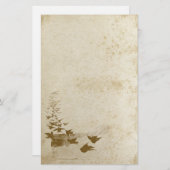Schönes Antiquitätenpapier für gefestigte Vögel Briefpapier (Vorne/Hinten)