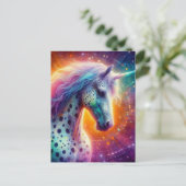 Schönes Appaloosa Unicorn Postkarte (Stehend Vorderseite)