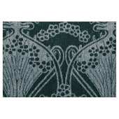 Schönes, aquamarines Jugendstil-Muster, floral,m Stoff (Fat Quarter (45,7 x 55,9 cm))