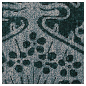 Schönes, aquamarines Jugendstil-Muster, floral,m Stoff (Muster)