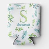 Schönes Aquarell-Blumengarten-Personalized Dosenkühler (Vorderseite)