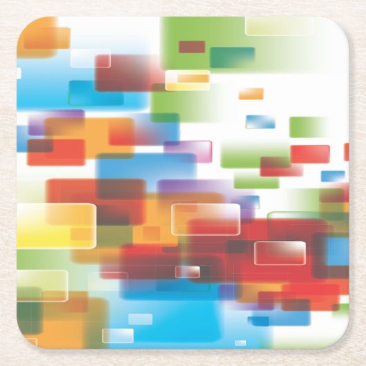 Schönes Aquarell Print Untersetzer Set (Vorderseite)