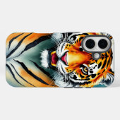 Schönes Aquarellbild Tiger im Dschungel Case-Mate iPhone Hülle (Rückseite (Horizontal))