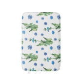 Schönes Aquarellblumenmuster Badematte (Vorderseite Vertikal)