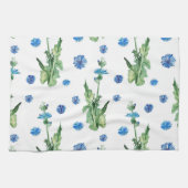 Schönes Aquarellblumenmuster Geschirrtuch (Horizontal)