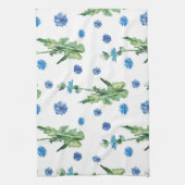 Schönes Aquarellblumenmuster Geschirrtuch (Vertikal)