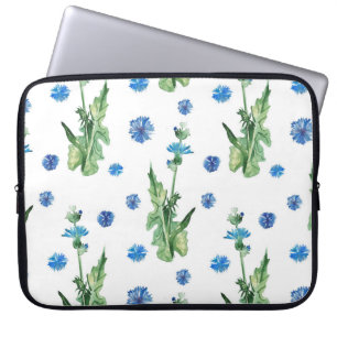 Schönes Aquarellblumenmuster Laptopschutzhülle