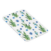 Schönes Aquarellblumenmuster Magnet (Rechte Seite)