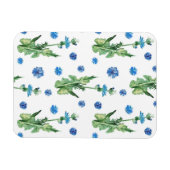 Schönes Aquarellblumenmuster Magnet (Horizontal)