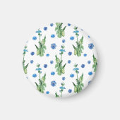 Schönes Aquarellblumenmuster Magnet (Vorne)