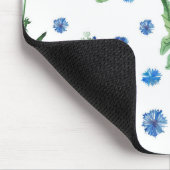 Schönes Aquarellblumenmuster Mousepad (Ecke)