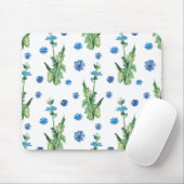 Schönes Aquarellblumenmuster Mousepad (Mit Mouse)