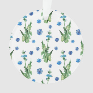 Schönes Aquarellblumenmuster Ornament