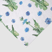 Schönes Aquarellblumenmuster Seidenpapier (Ausschnitt)