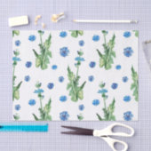 Schönes Aquarellblumenmuster Seidenpapier (Handwerk)