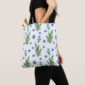 Schönes Aquarellblumenmuster Tasche (Von Nahem)