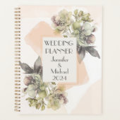 Schönes Aquarellbouquet mit Blume Planer (Vorderseite)