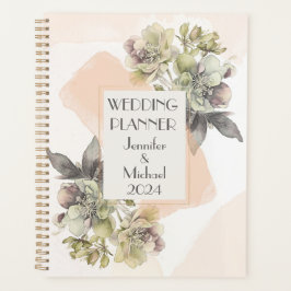 Schönes Aquarellbouquet mit Blume Planer