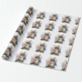 Schönes Aquarellbunny Geschenkpapier (Ungerollt)
