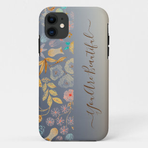 Schönes Aquarellmuster mit Blumenmuster iPhone Cas Case-Mate iPhone Hülle