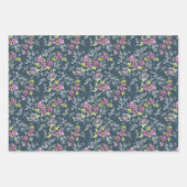 Schönes Aquarellmuster-Trio für die Blume Geschenkpapier Set (Vorderseite)