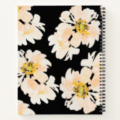 Schönes Aquarellpeeling personalisiertes Design Notizblock (Rückseite)