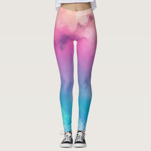 Schönes Aquarellrauchen Leggings