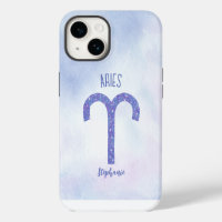 Schönes Aries Astrologiezeichen Personalisiert Lil