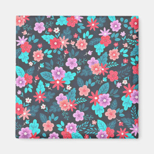 Schönes Arrangement Ditsy Floral Pattern-56576 Magnet