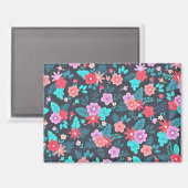 Schönes Arrangement Ditsy Floral Pattern-56576 Magnet (Vorderseite/Rückseite)