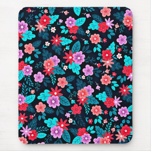 Schönes Arrangement Ditsy Floral Pattern-56576 Mousepad (Vorne)