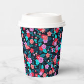 Schönes Arrangement Ditsy Floral Pattern-56576 Pappbecher (Links)
