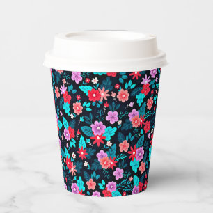 Schönes Arrangement Ditsy Floral Pattern-56576 Pappbecher