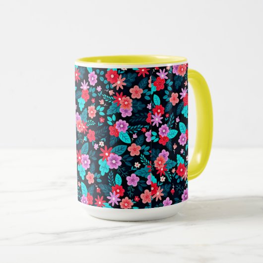 Schönes Arrangement Ditsy Floral Pattern-56576 Tasse (VorderseiteRechts)