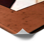 Schönes Art Deco Lady (mit Vogel) Poster (Ecke)