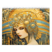 Schönes Art Deco Roaring 20 Kalender (Titelbild)
