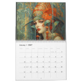 Schönes Art Deco Roaring 20 Kalender (Jan 2027)