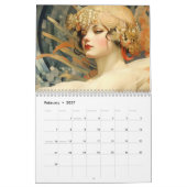 Schönes Art Deco Roaring 20 Kalender (Feb 2027)