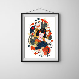 Schönes asiatisches Plakat