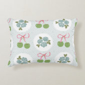 Schönes atemberaubendes Hochgebirge, blau grün Dekokissen (Vorderseite)