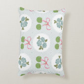 Schönes atemberaubendes Hochgebirge, blau grün Dekokissen (Rückseite(Vertikal))