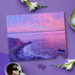 Schönes Atemberaubendes Lila Rosa Meer Sunset Foto Puzzle<br><div class="desc">Finden Sie Ihren friedlichen Ort, wann immer Sie dieses wunderschöne, atemberaubende, schicke, fotografische Puzzle eines herrlichen rosa und lila, sanft beleuchteten Palos Verdes, Kalifornien, Ozean Sonnenuntergang verwenden. Macht ein großartiges Geschenk! Kommt in eine besondere Geschenkboxen. Sie können dieses Puzzle leicht personalisieren. Bitte schicken Sie mir eine Nachricht mit Fragen oder...</div>