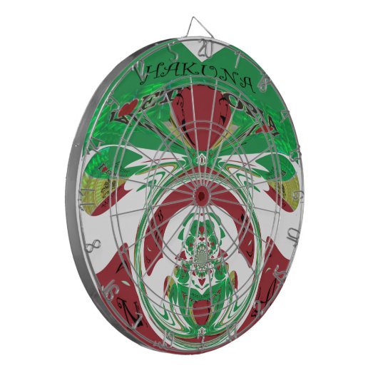 Schönes Äthiopien Lovely Hakuna Matata I Liebe Hea Dartscheibe (Vorderseite Links)