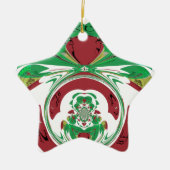 Schönes Äthiopien Lovely Hakuna Matata I Liebe Hea Keramik Ornament (Vorne)