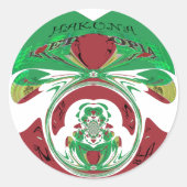 Schönes Äthiopien Lovely Hakuna Matata I Liebe Hea Runder Aufkleber (Vorderseite)