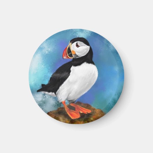 Schönes Atlantic Puffin Bird Magnet (Vorne)