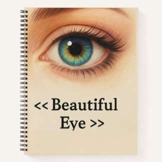 Schönes Auge - ästhetisches Notebook für Creative  Notizblock