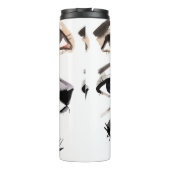 Schönes Augentropfenmuster Thermosbecher (Rückseite)