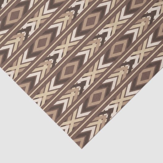 Schönes Aztec-Muster Seidenpapier (Ausschnitt)
