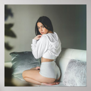 Schönes Babe in Tight Shorts Foto Poster